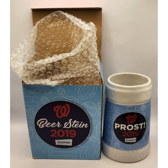 Washington Nationals Beer Stein 2019 SGA MLB Giveaway World Series Oktoberfest - Picture 1 of 4